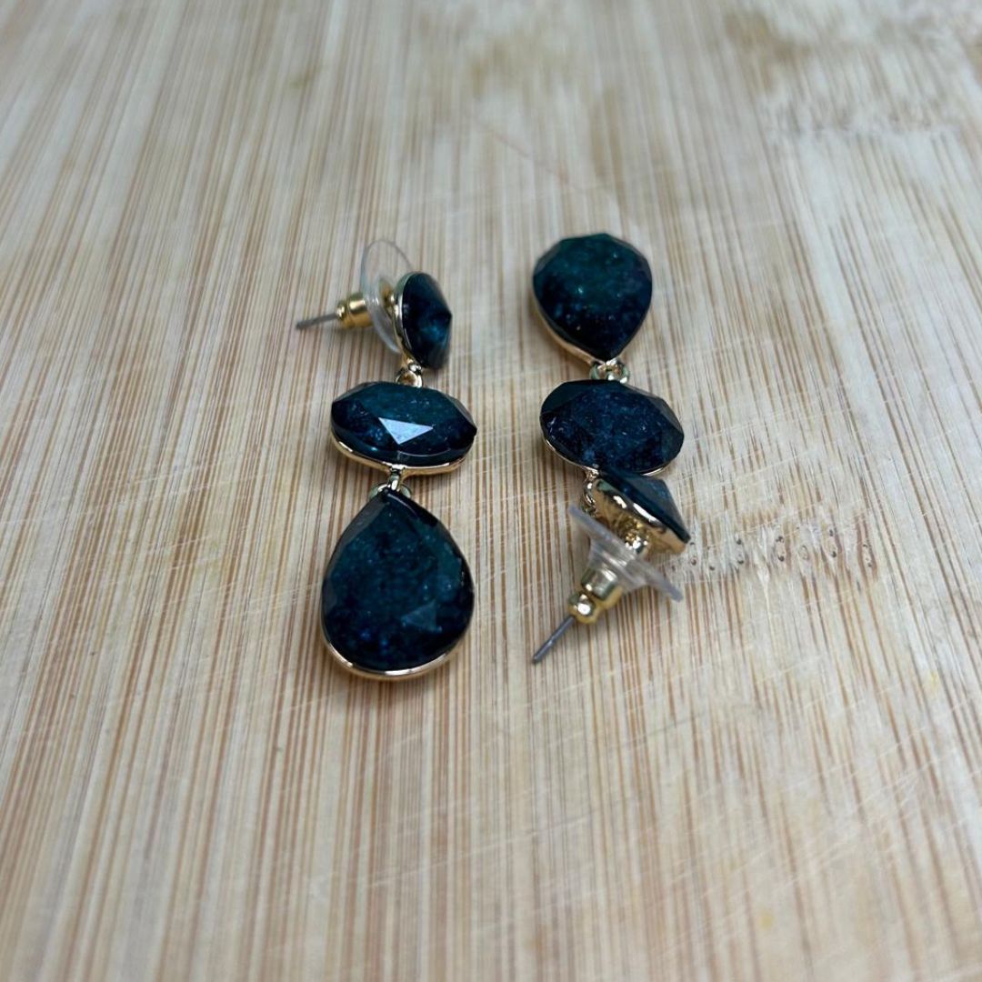 Blue Gemstone Earrings