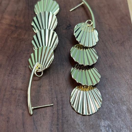 Sandy Golden  Drop Earrings