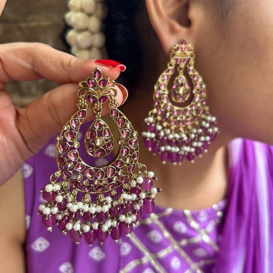 Mehr Purple Chandbalis