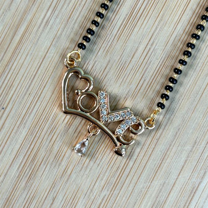 Love American Diamond Mangalsutra