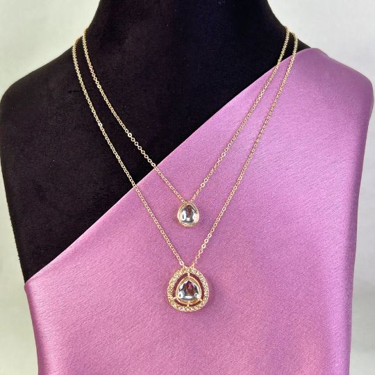 Vani Two layered Kundan Pendant Mala