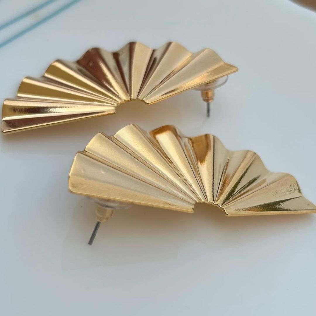 Half Moon Golden Earrings