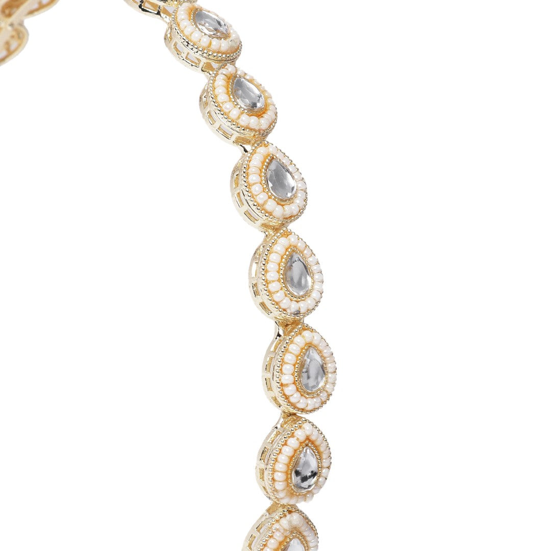 LAIDA Women Embellished Metal Hairband