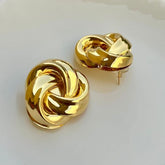 Knotted Designer Stud Earrings