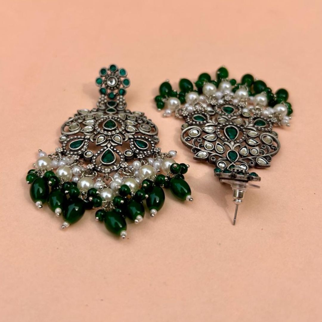 Meera Green Earrings