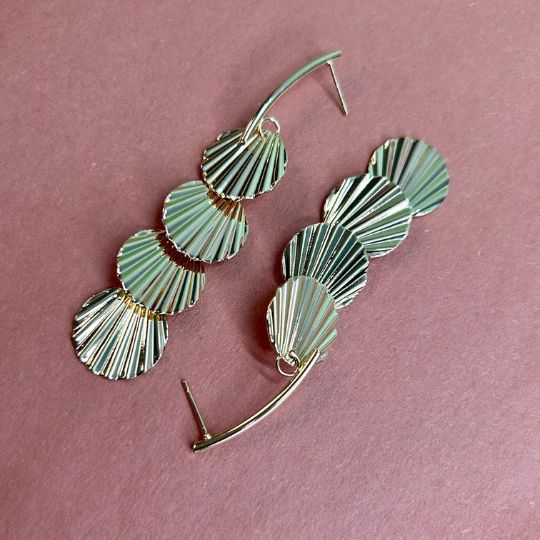 Sandy Golden  Drop Earrings