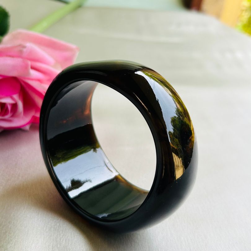 Black Resin Bangles