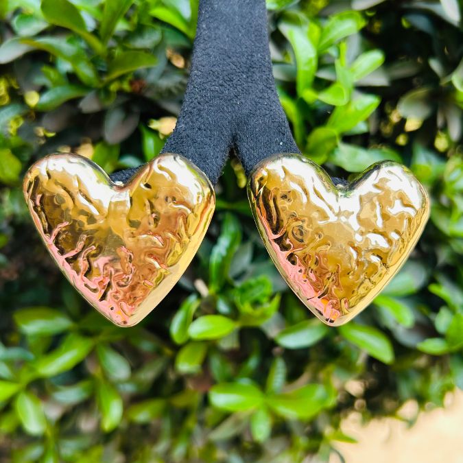 Heart Golden Earrings