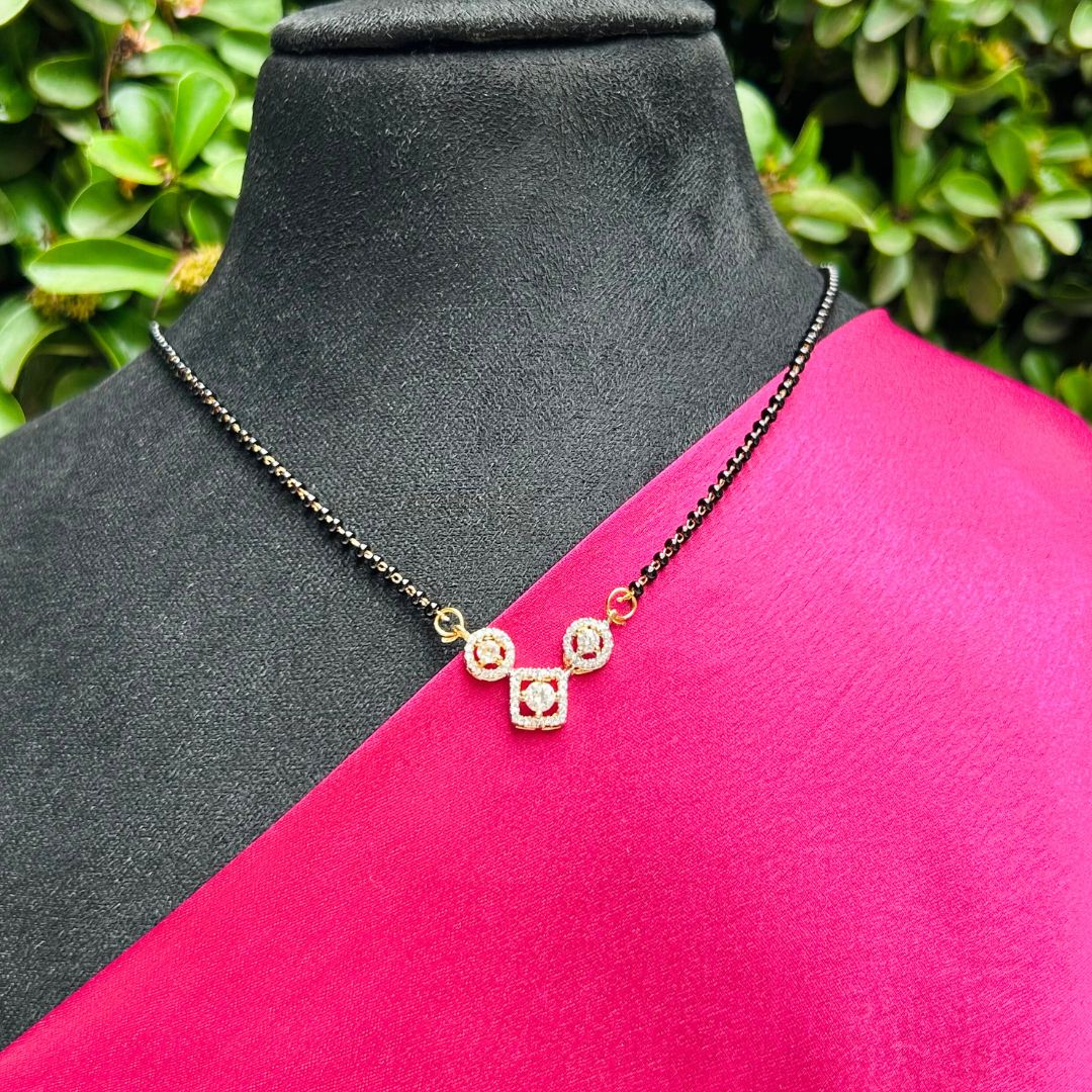 Tara American Diamond Mangalsutra Set