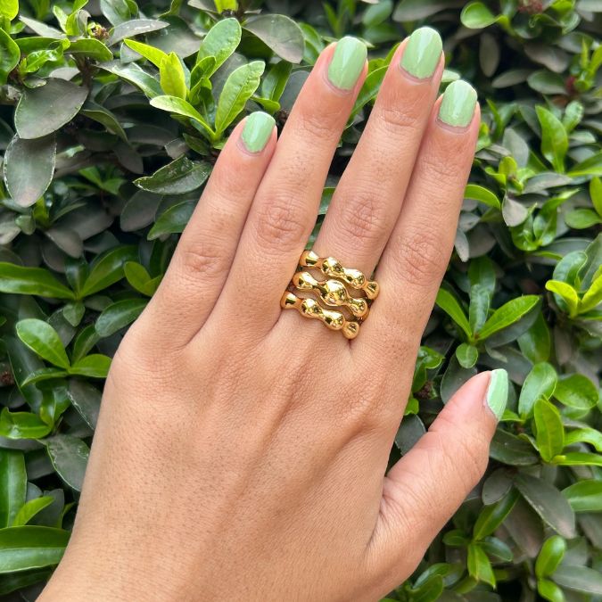 Layered Statement Finger Ring