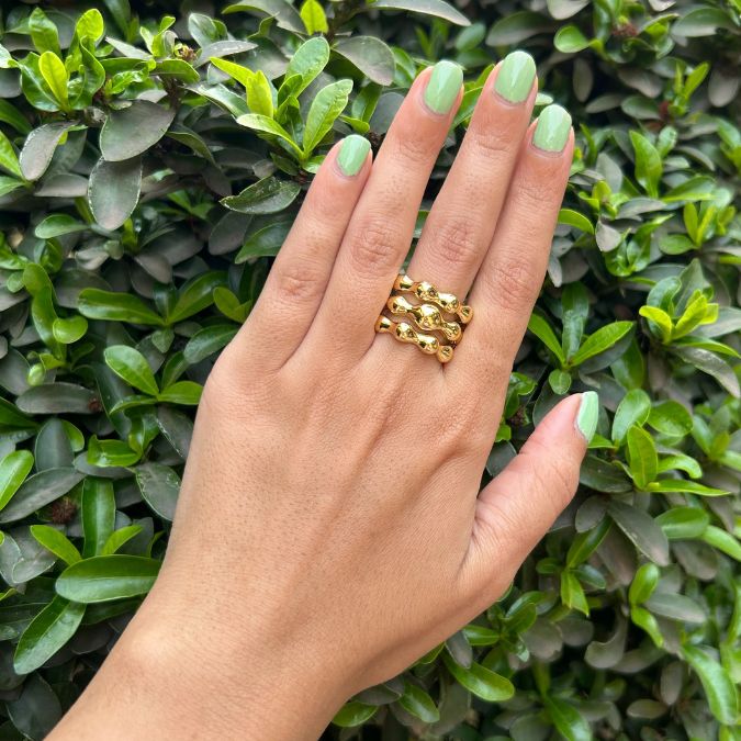 Layered Statement Finger Ring