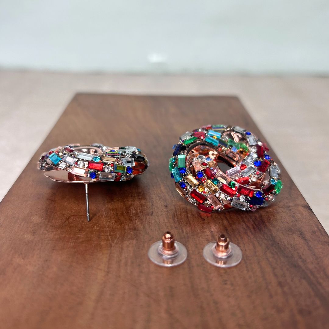 Bling Blogger Multi Knot Statement Studs