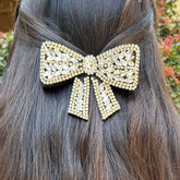 Statement American Diamond Hair Bow Clip