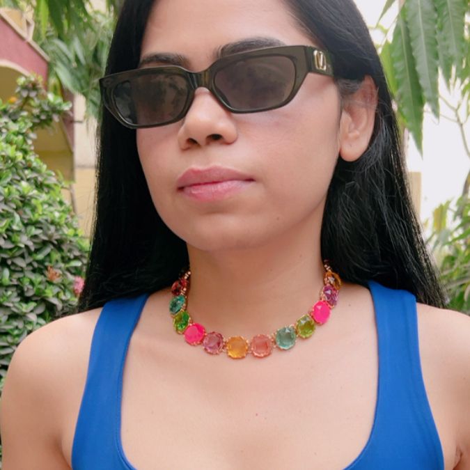 Mais Multicolor Statement Necklace