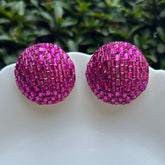 Bling Blogger Pink Stud Earrings