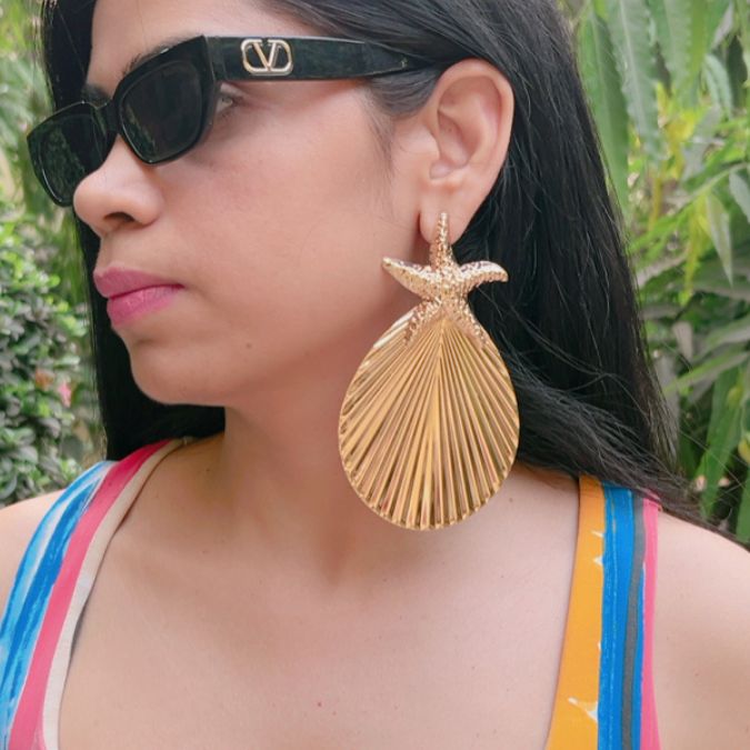 Star Shell Golden Earring