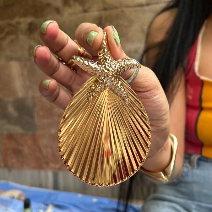 Star Shell Golden Earring