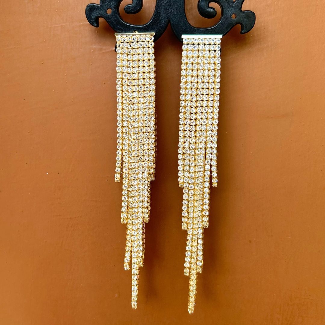 Boti Golden Party Earrings