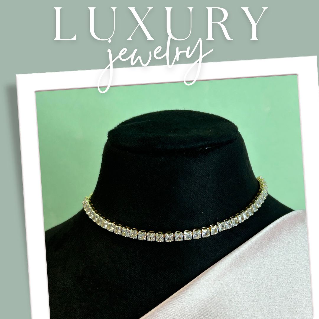 Ria American Diamond Choker