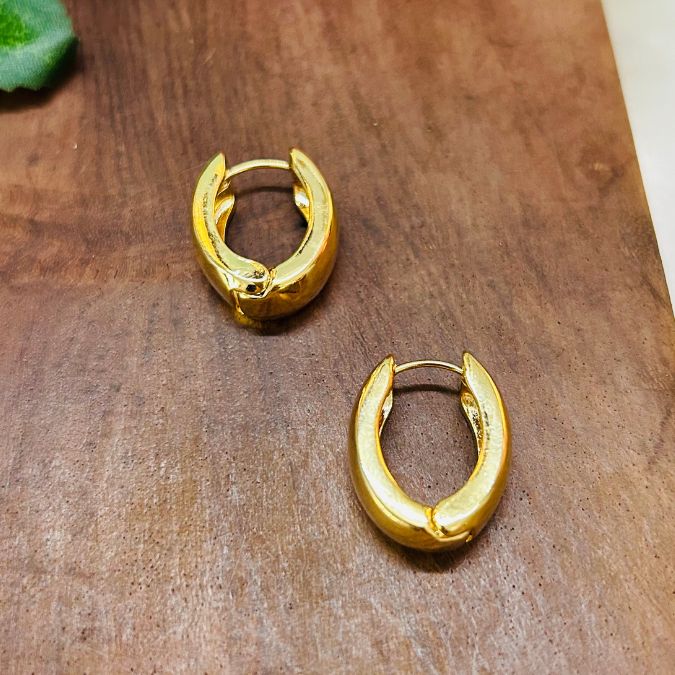 Golden Small Hoop Earrings
