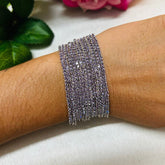 Stretchable Purple Bracelet - Pack of 12