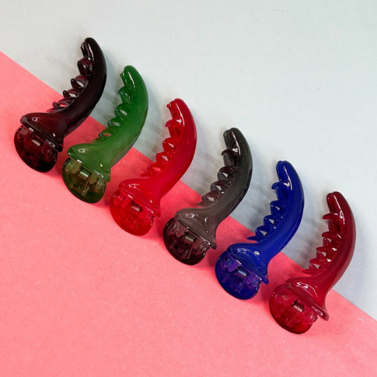 LAIDA Women Set of 6 Embellished Banana Clip