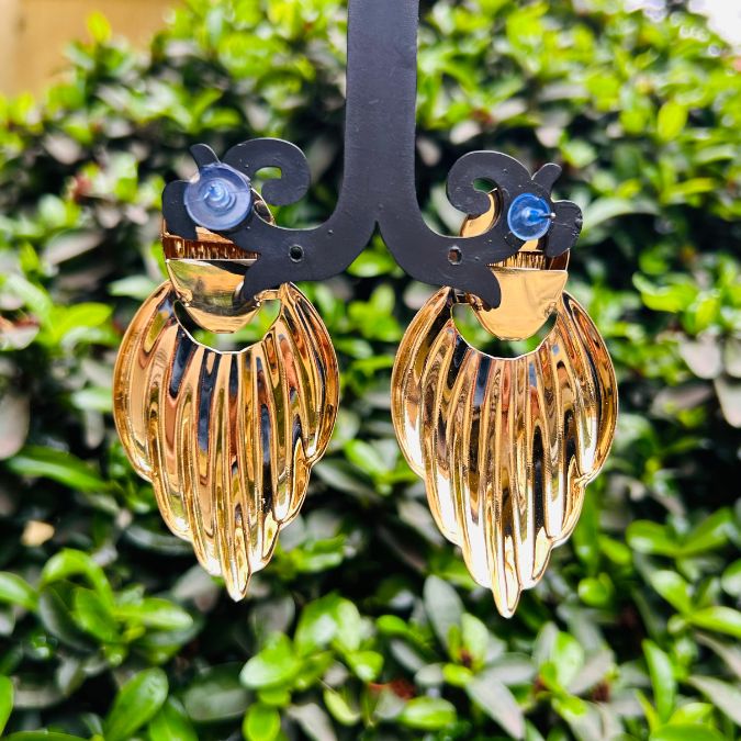 Metallic Leaf Earring