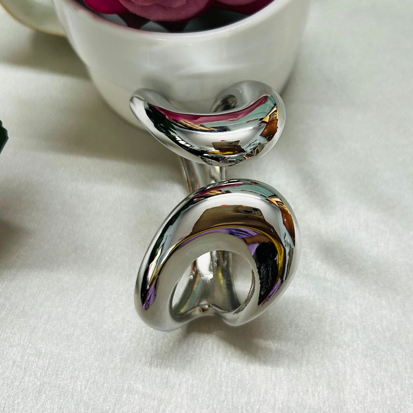 Silver Charm Openable Kada/Cuff