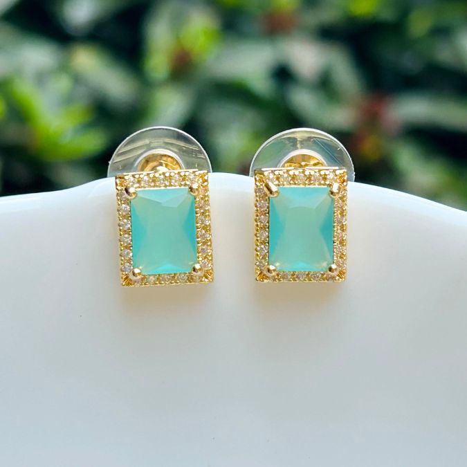 Ritu Turquoise Stud Earrings
