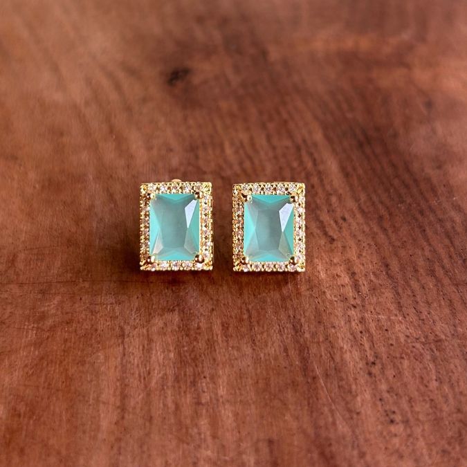 Ritu Turquoise Stud Earrings