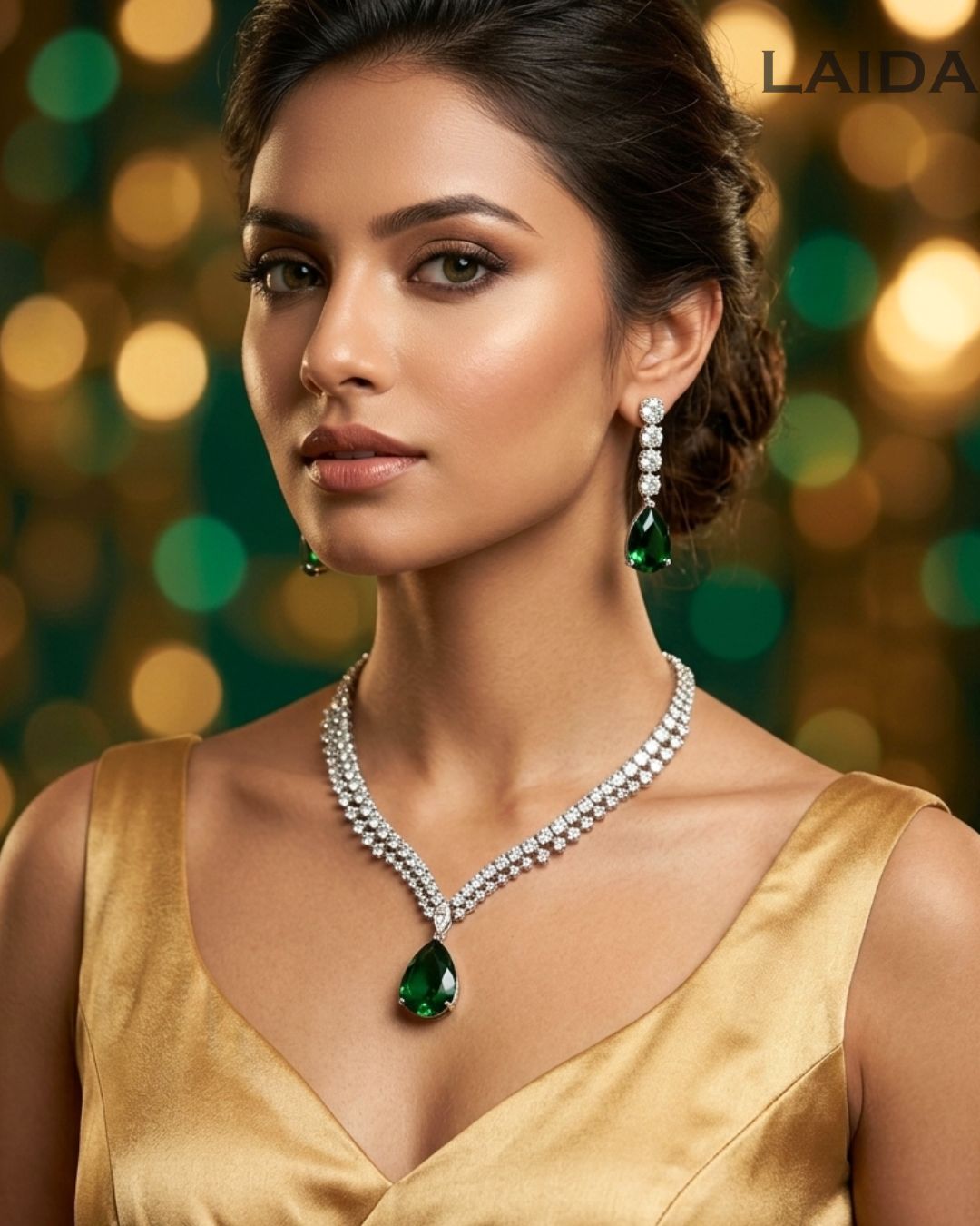 Lalima American Diamond Necklace Set