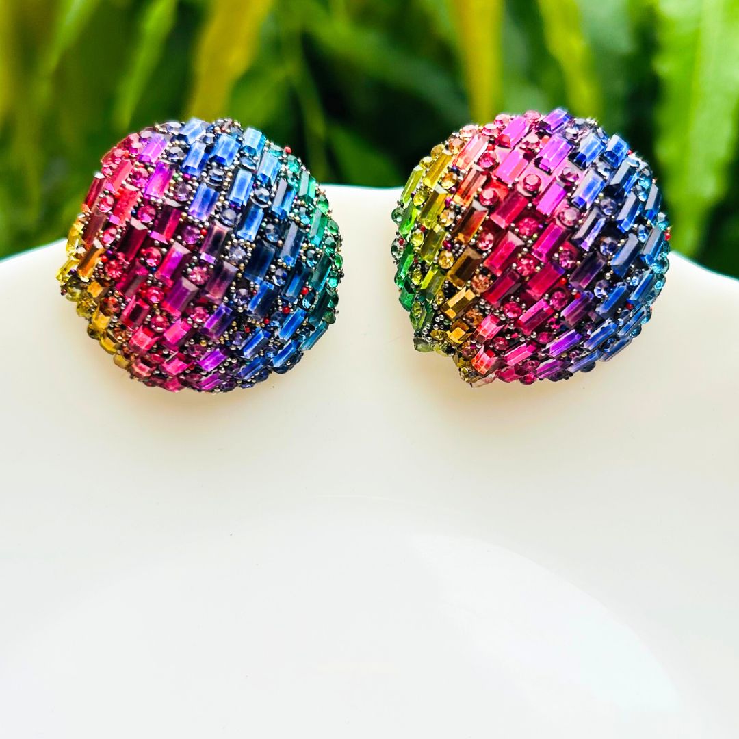 Bling Blogger Multi Stud Earrings - Small