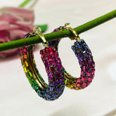 Bling Blogger Multi Hoop Earrings