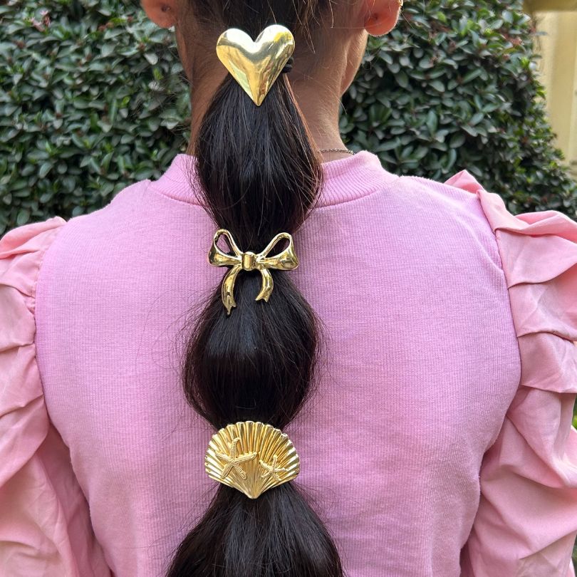 Heart Stainless Steel Rubber Band