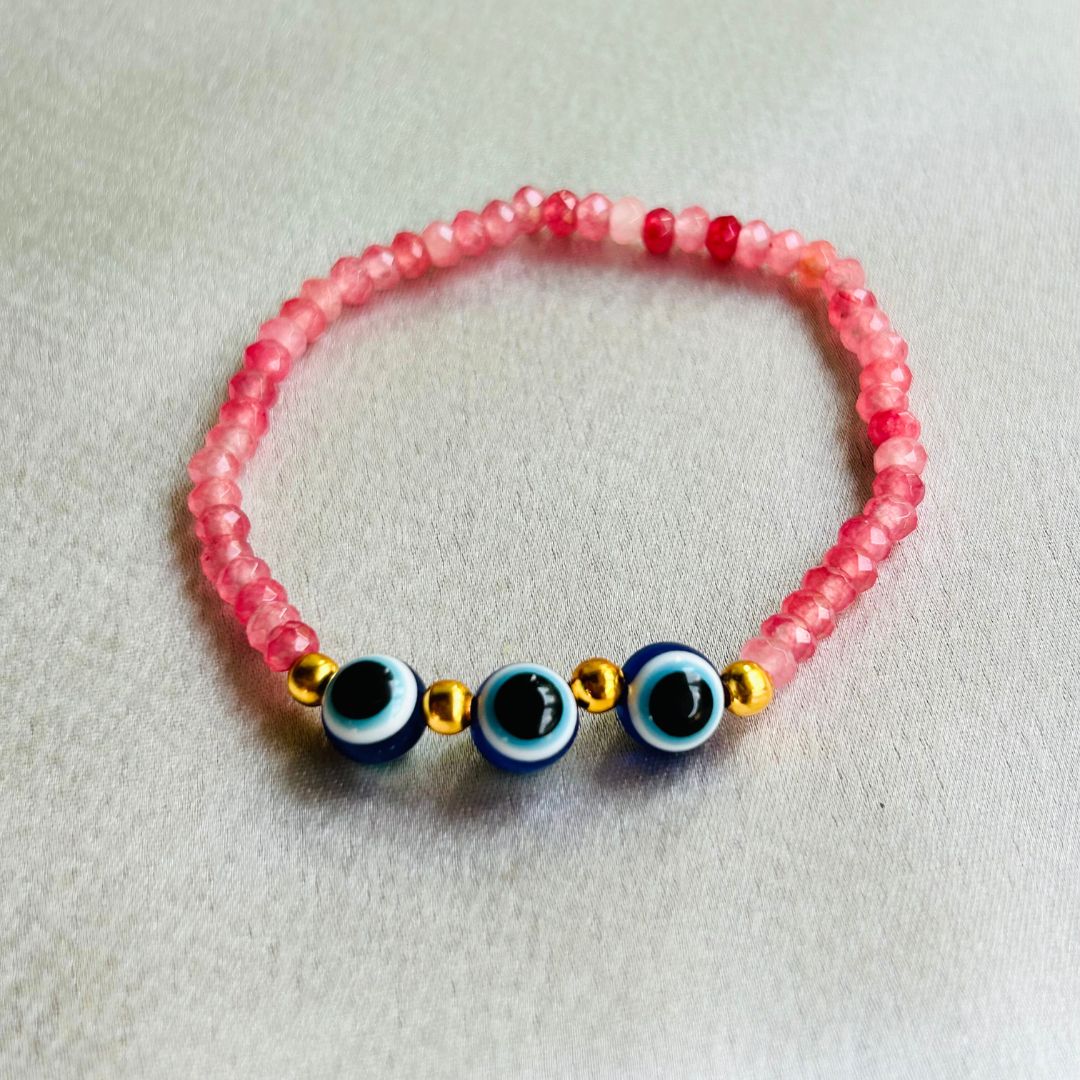 Evil Eye Red - Stretchable Bracelet
