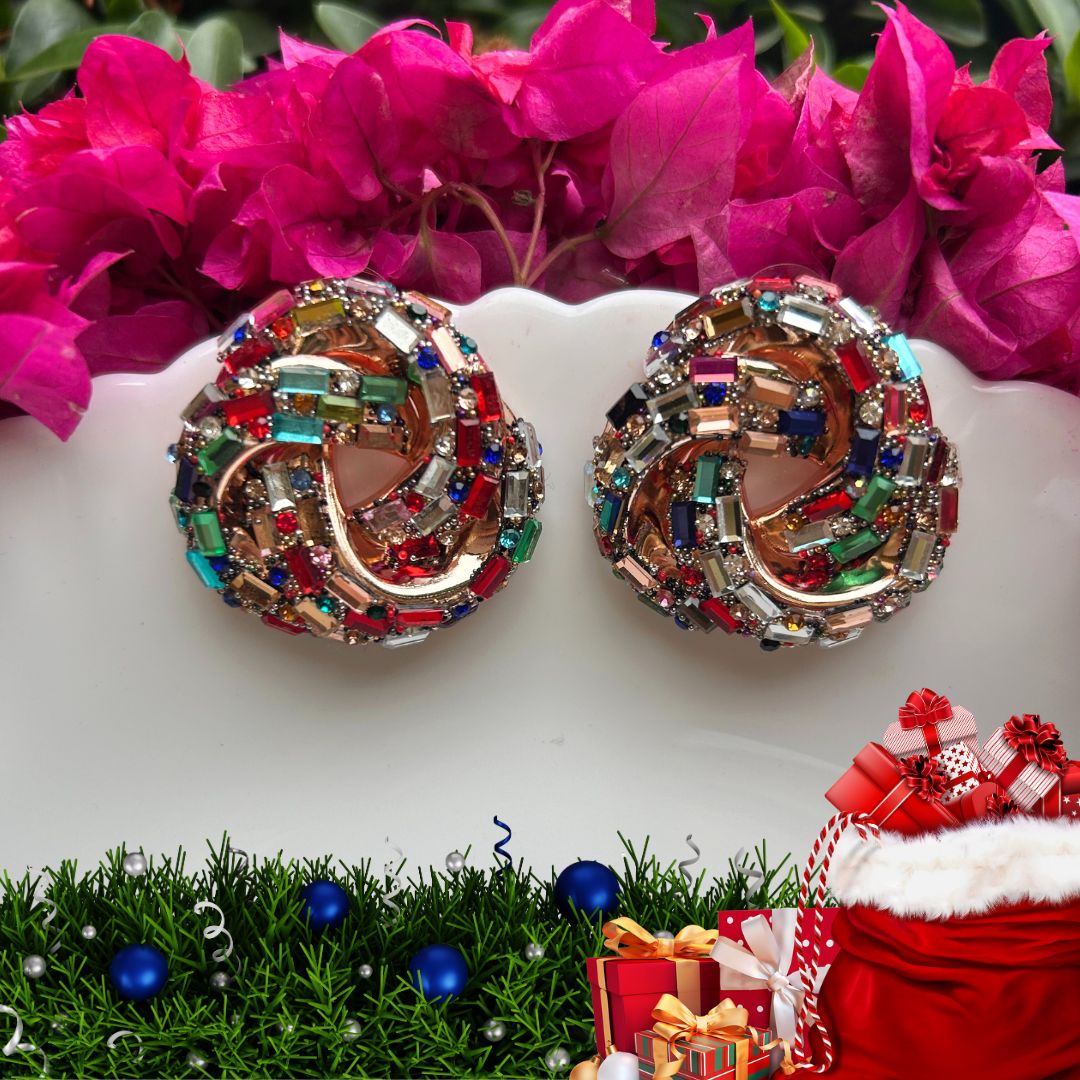 Bling Blogger Multi Knot Statement Studs