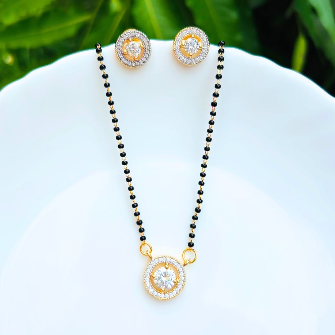 Sudha American Diamond Mangalsutra Set