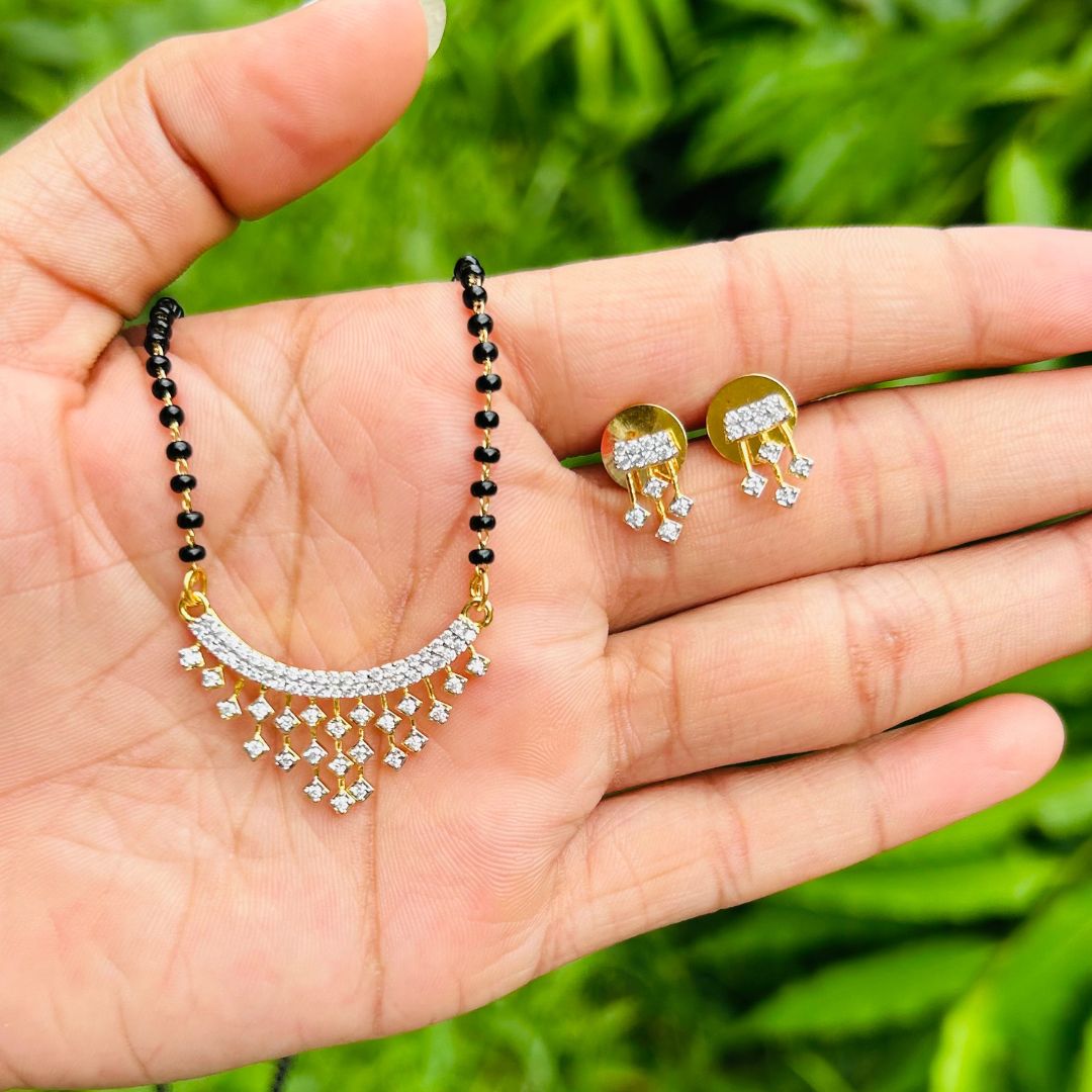 Ananya American Diamond Mangalsutra Set