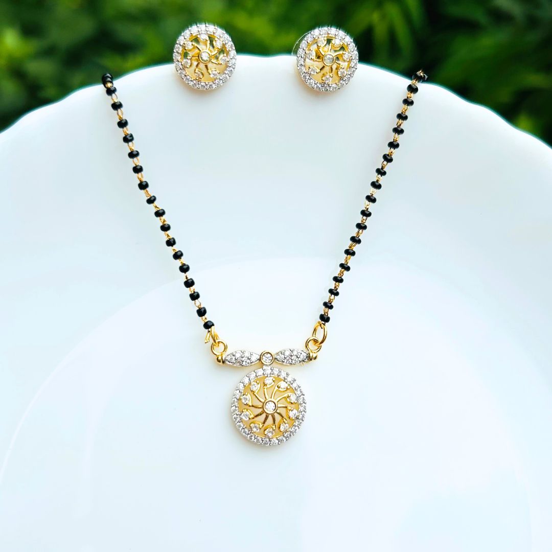 Ashwini American Diamond Mangalsutra Set