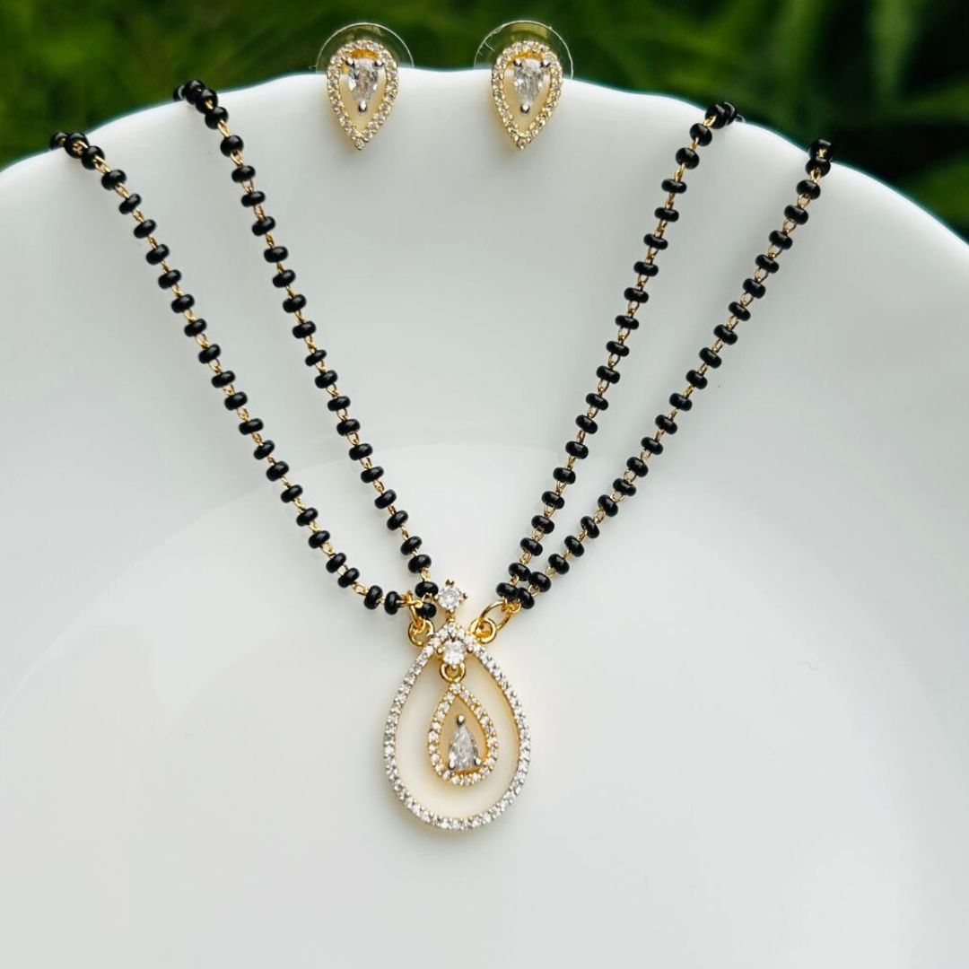Aarushi American Diamond Mangalsutra Set