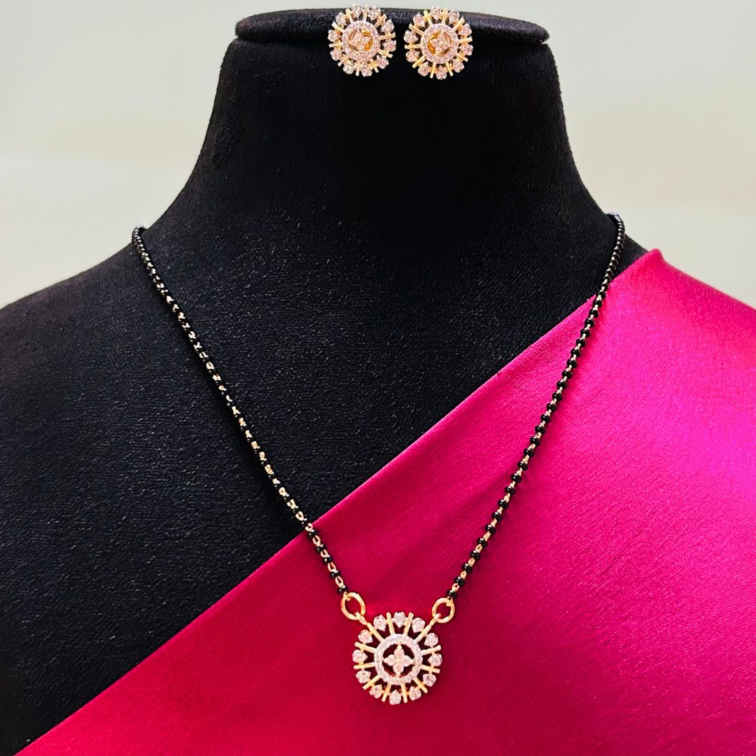 Aishwarya American Diamond Mangalsutra Set
