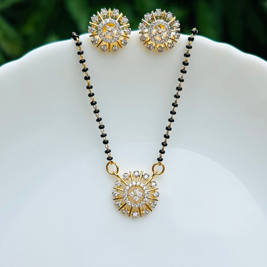Aishwarya American Diamond Mangalsutra Set