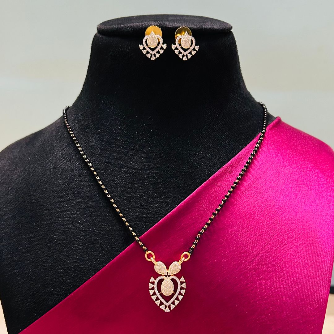 Gayatri American Diamond Mangalsutra Set