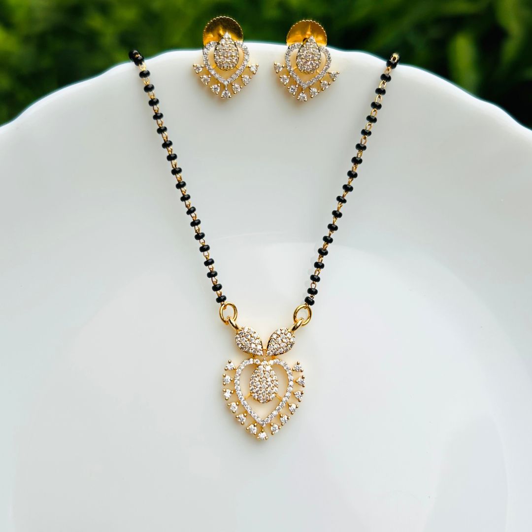Gayatri American Diamond Mangalsutra Set
