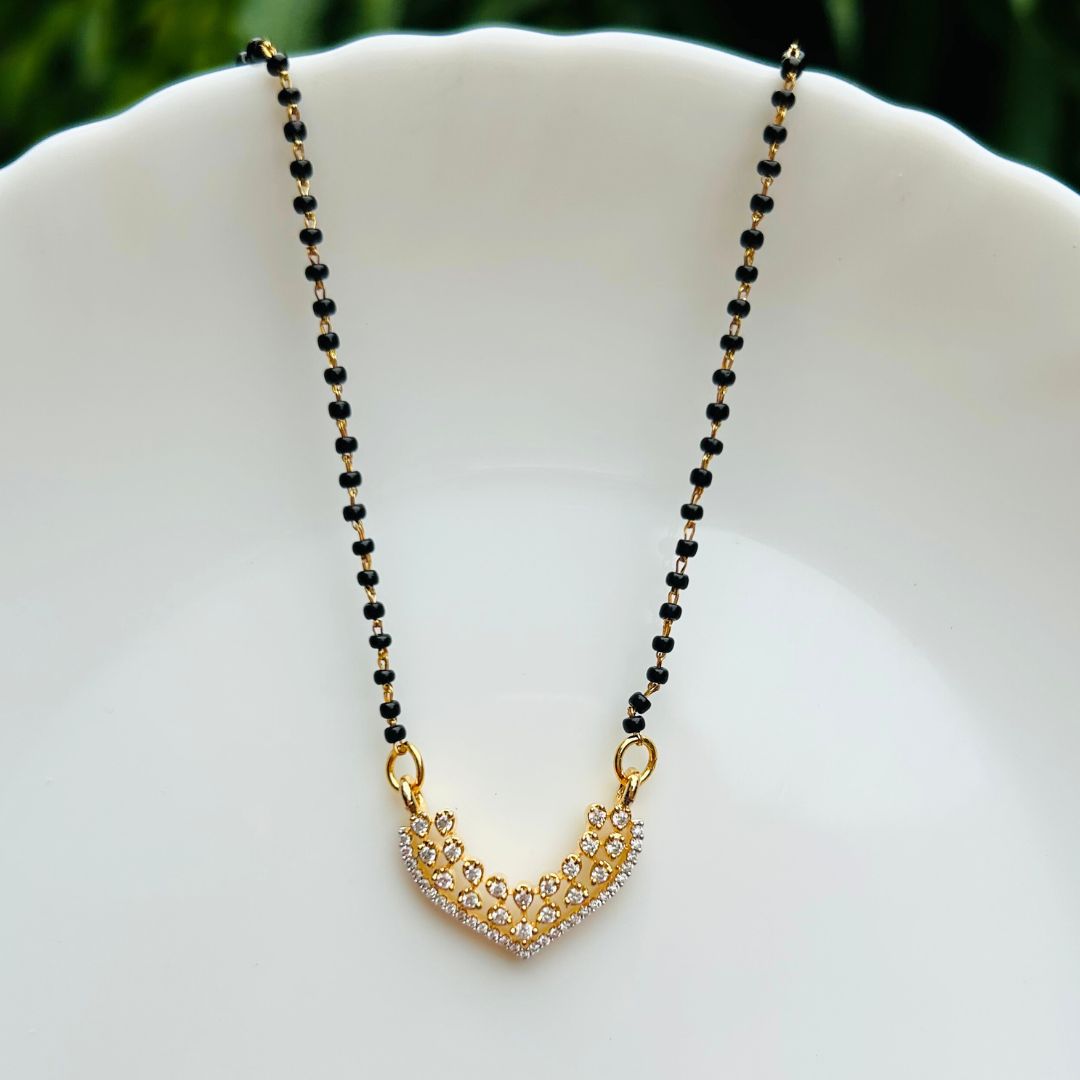 Sakshi American Diamond Mangalsutra Set