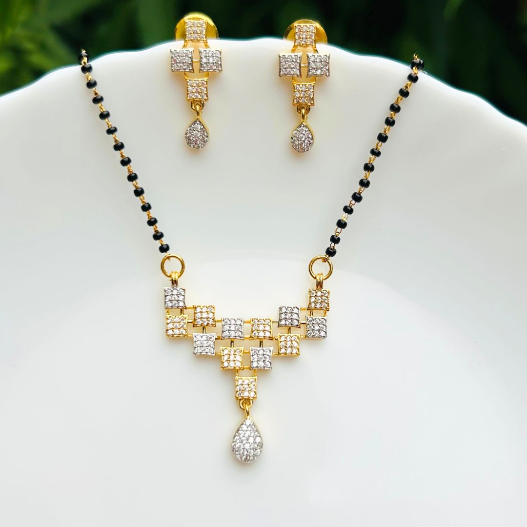 Ramya American Diamond Mangalsutra Set
