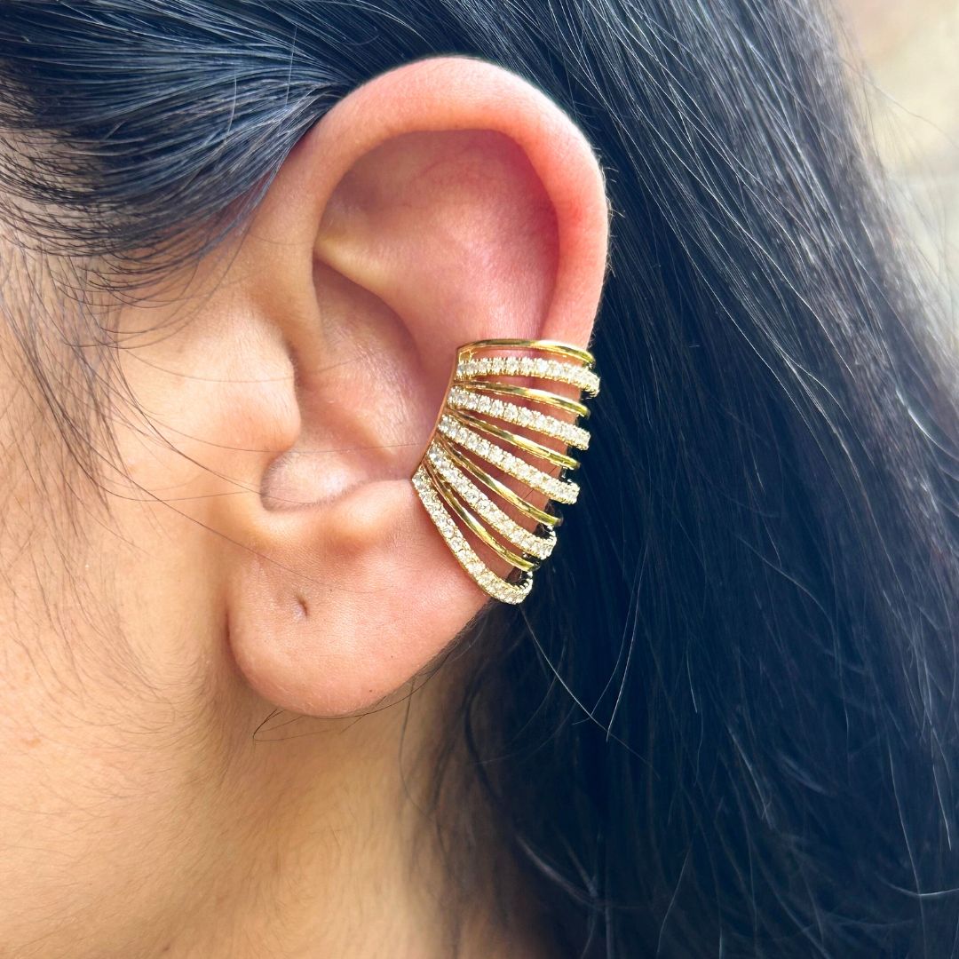 Chunky Golden Ear Cuff