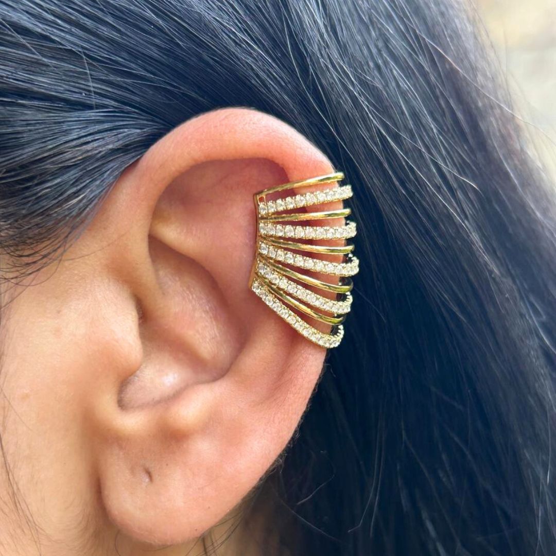 Chunky Golden Ear Cuff