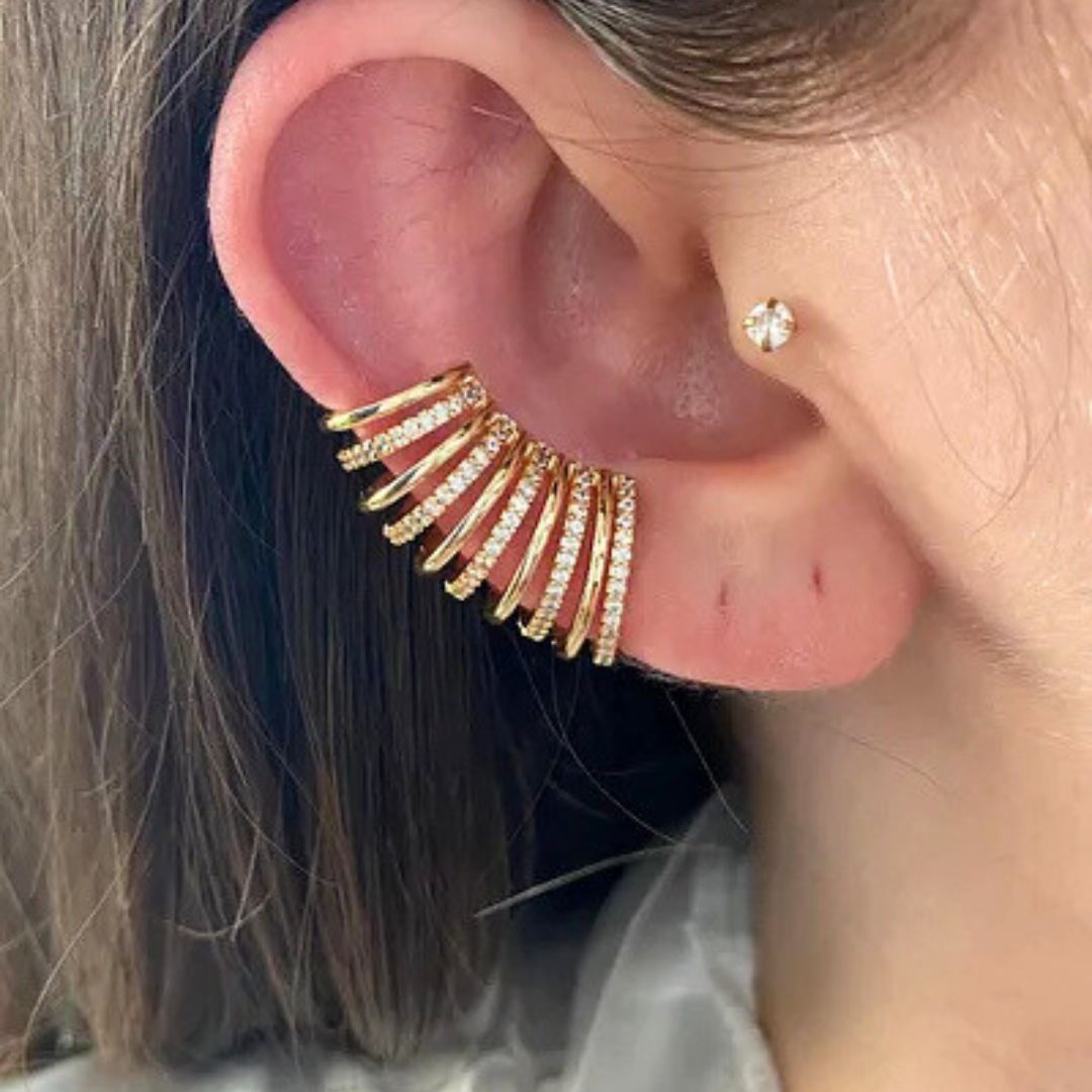 Chunky Golden Ear Cuff