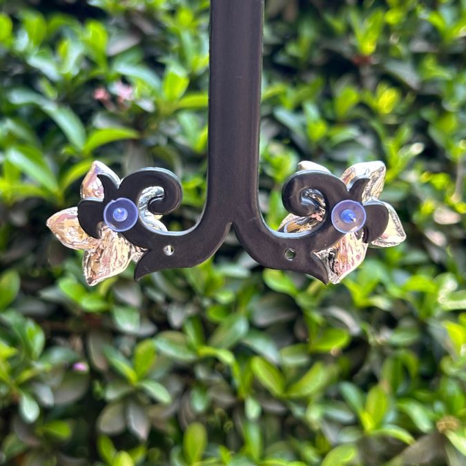 Floral Turquoise Stud Earrings